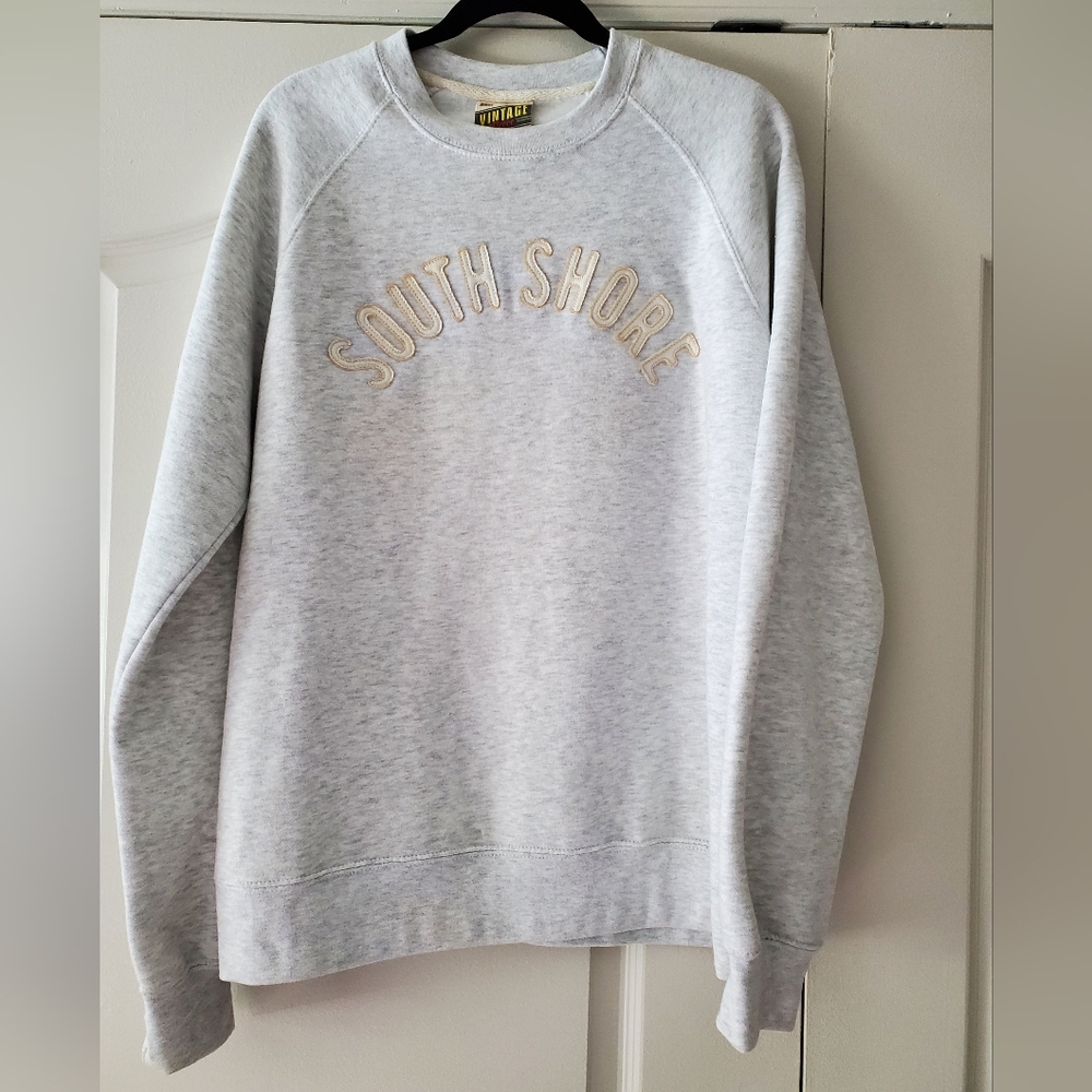 MV Sport Light Gray Crewneck Sweater "Southshore"